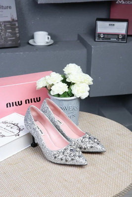 MIUMIU Shallow mouth stiletto heel Shoes Women--006